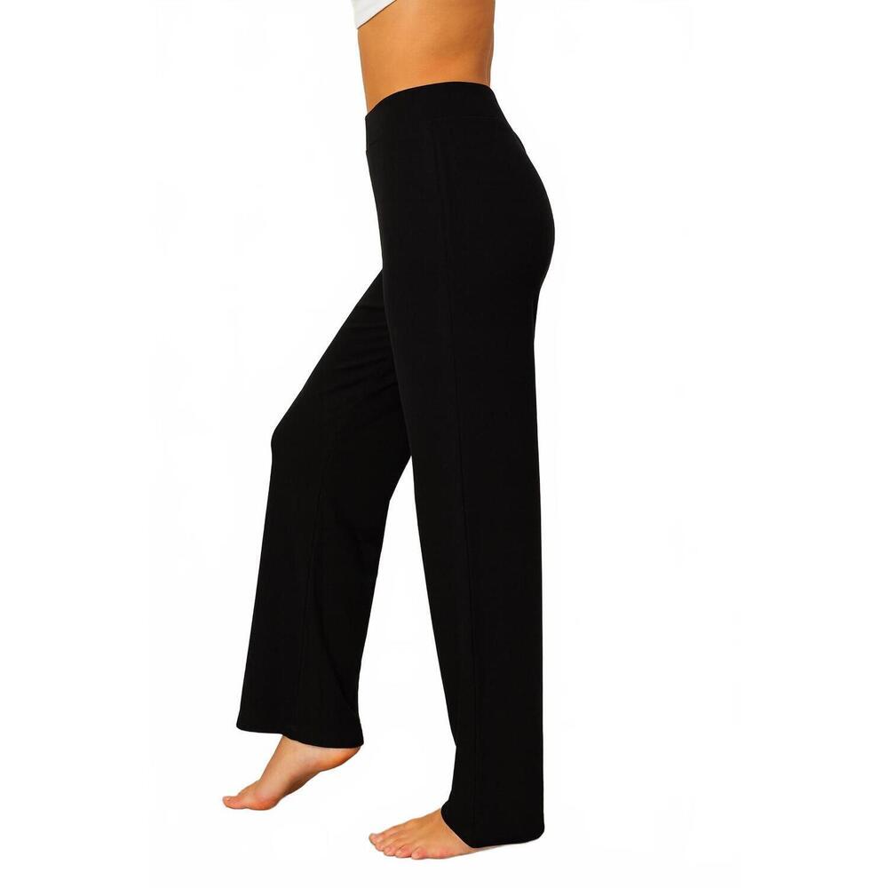 NEW FRENCH KYSS women's abstract print lounge pant in black